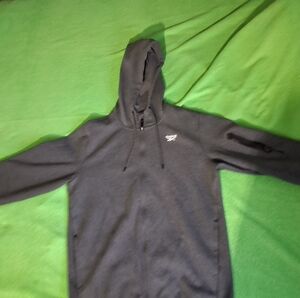 Reebok Men's Black Zip-Up Sweater